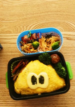 簡単キャラ弁☆スプラトゥーンイカ-レシピのメイン写真