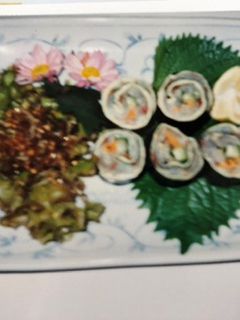 あじの磯巻き-レシピのメイン写真
