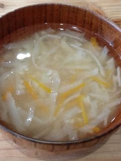 保育園給食★切り干し大根の味噌汁-レシピのメイン写真