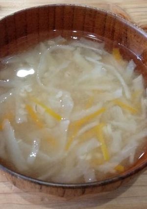 保育園給食★切り干し大根の味噌汁-レシピのメイン写真