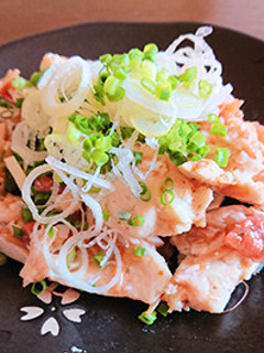 サラダチキンの梅じそなめ茸あえ-レシピのメイン写真