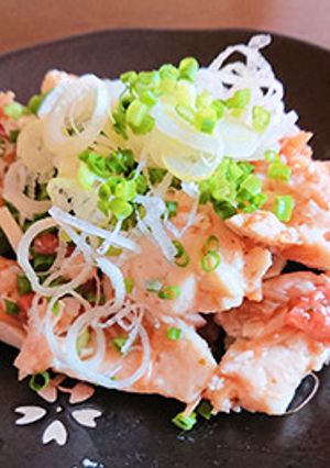 サラダチキンの梅じそなめ茸あえ-レシピのメイン写真