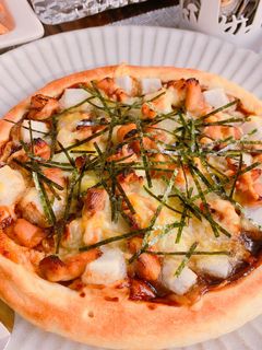 お好みソースで♪照り焼きチキンピザ◡̈⋆-レシピのメイン写真