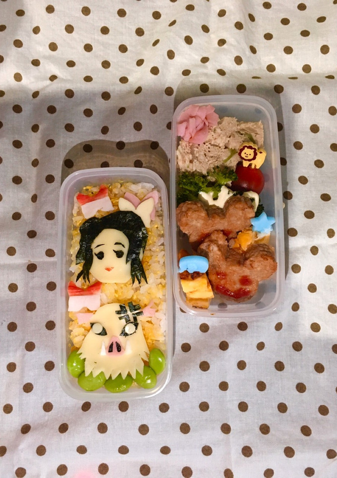 簡単　キャラ弁　鬼滅の刃5-レシピのメイン写真
