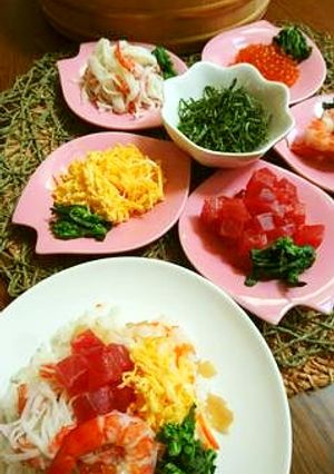 華やかちらし寿司-レシピのメイン写真
