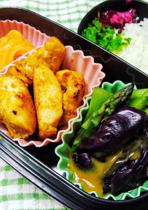 鶏むね肉のダンドリーチキン弁当-レシピのメイン写真