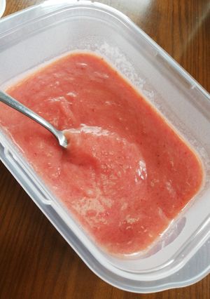 レンジでつくるいちごバター-レシピのメイン写真