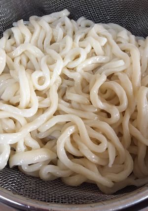 コロナに負けるな家庭で節約手作りうどん-レシピのメイン写真