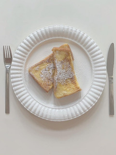 基本のフレンチトースト おうちカフェ-レシピのメイン写真