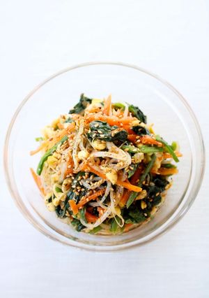 ビビンバにも【三種野菜のナムル】-レシピのメイン写真
