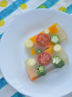 夏野菜のテリーヌ-レシピのメイン写真