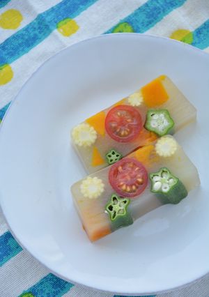 夏野菜のテリーヌ-レシピのメイン写真