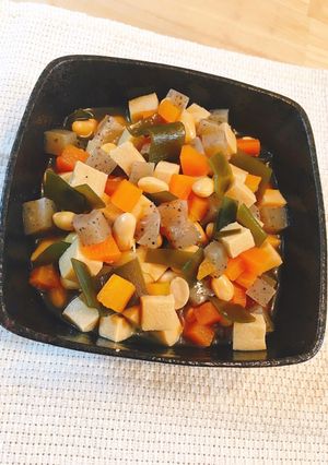 常備菜♥高野豆腐入りヘルシー五目豆★-レシピのメイン写真
