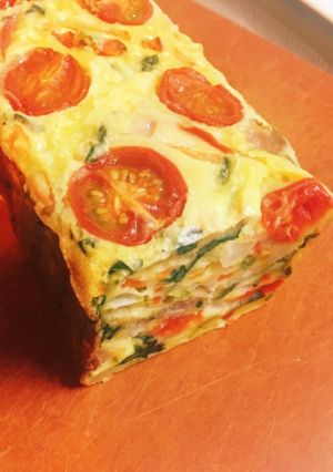 たっぷり野菜のケークサレ-レシピのメイン写真