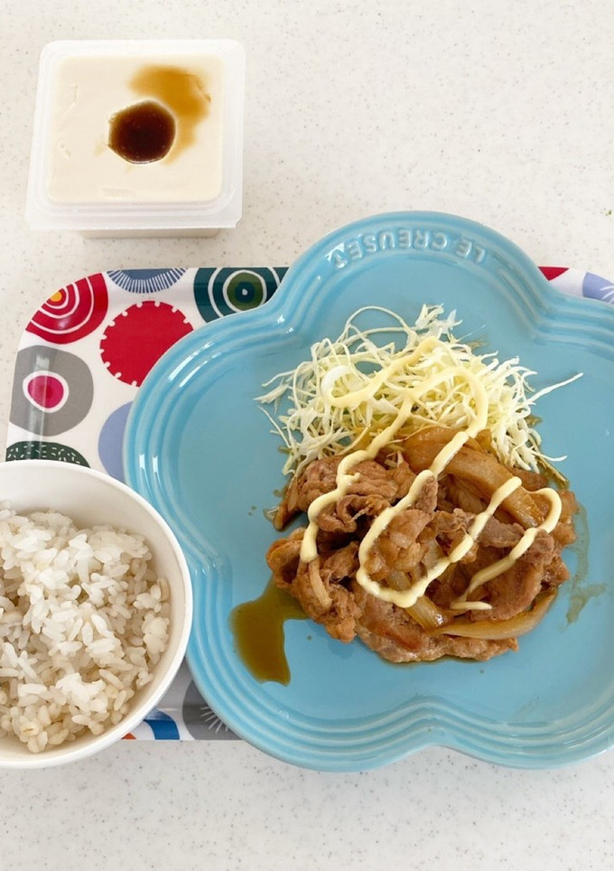 豚こまと玉ねぎの甘辛生姜焼き。-レシピのメイン写真