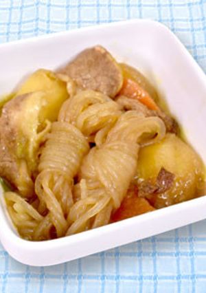☆小結こんにゃくのカレー肉じゃが☆-レシピのメイン写真