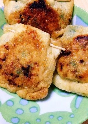 油揚げ餃子(豆腐、豚挽き肉餡)-レシピのメイン写真