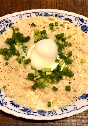 アク抜き不要！白滝豆乳明太子パスタ-レシピのメイン写真