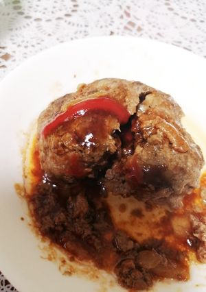 ハンバーグ-レシピのメイン写真