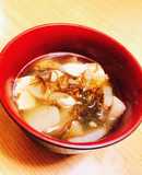 超簡単！もずくと豆腐の和風スープ