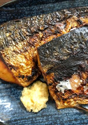 サバの塩焼きに姜葱醤！-レシピのメイン写真