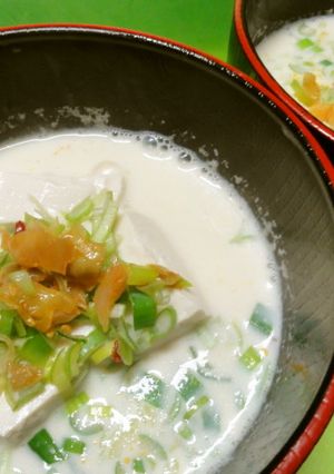 ＊豆乳で湯豆腐＊-レシピのメイン写真