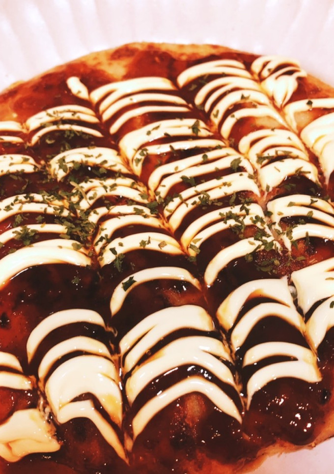 たこ焼きの粉で作るもっちりお好み焼き-レシピのメイン写真