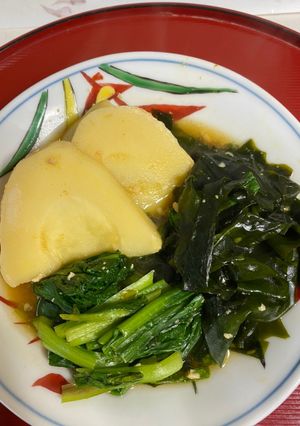 新竹の子とわかめのピリ辛味噌煮-レシピのメイン写真