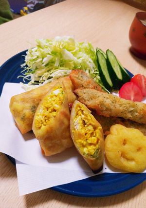 ☆ささみとカレーチーズのタルタル春巻き☆-レシピのメイン写真