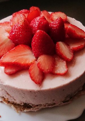 苺のレアチーズケーキ-レシピのメイン写真