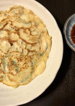 かんたんキムチチヂミ-レシピのメイン写真