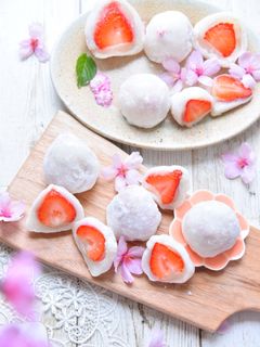 レンジで簡単♡いちご大福-レシピのメイン写真