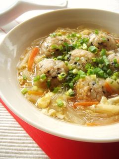 雑穀団子の食べるスープ-レシピのメイン写真