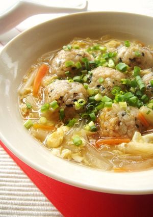 雑穀団子の食べるスープ-レシピのメイン写真