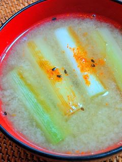 焼きネギの味噌汁-レシピのメイン写真