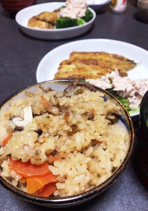 つくしの炊き込みごはん-レシピのメイン写真