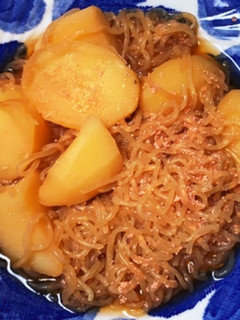 じゃがいも白滝のたらこ煮-レシピのメイン写真