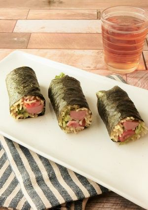塩焼そばの海苔巻き-レシピのメイン写真