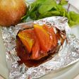 フレッシュトマトの包み焼きハンバーグ