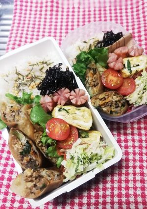 パパ弁当&ママ弁当♡春巻き3/31-レシピのメイン写真