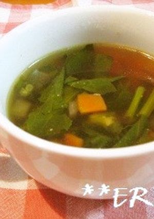 菜の花の洋風スープ~♪♪-レシピのメイン写真