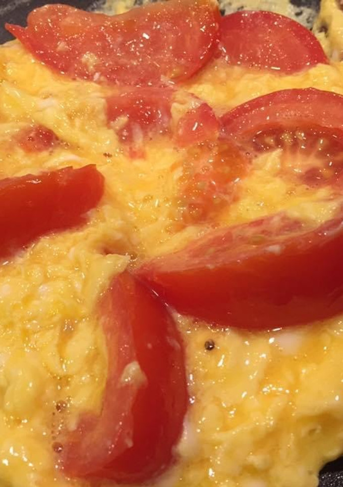 ちっちゃいおかず・トマトと卵の炒め物-レシピのメイン写真