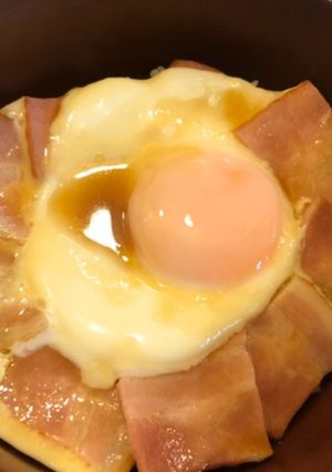 目玉焼き丼-レシピのメイン写真