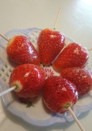 甘くて美味しいいちご飴〜♡-レシピのメイン写真