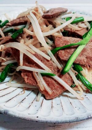 スタミナ♡レバニラ塩焼きそば-レシピのメイン写真