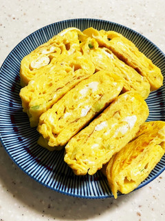 ネギ入り優しい味の卵焼き-レシピのメイン写真