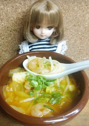 リカちゃん♡壺で？wトムヤムクン鍋-レシピのメイン写真