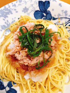 ツナおろしパスタ-レシピのメイン写真