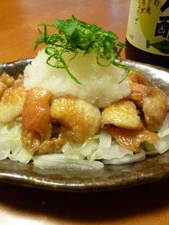 オニスラ＆おろし♪さっぱり鶏皮ポン酢-レシピのメイン写真