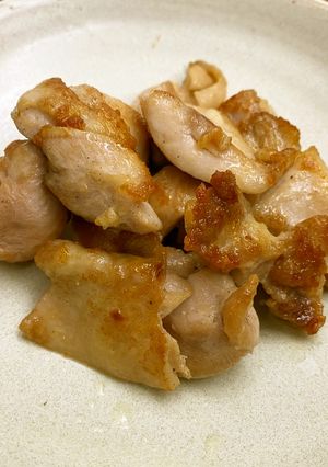 めっさ簡単 鶏もも肉のこめ油炒め-レシピのメイン写真
